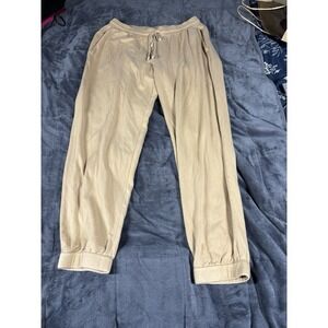 EILEEN FISHER Organic Cotton Stretch Jersey Joggers Sweatpants Loungewear Casual